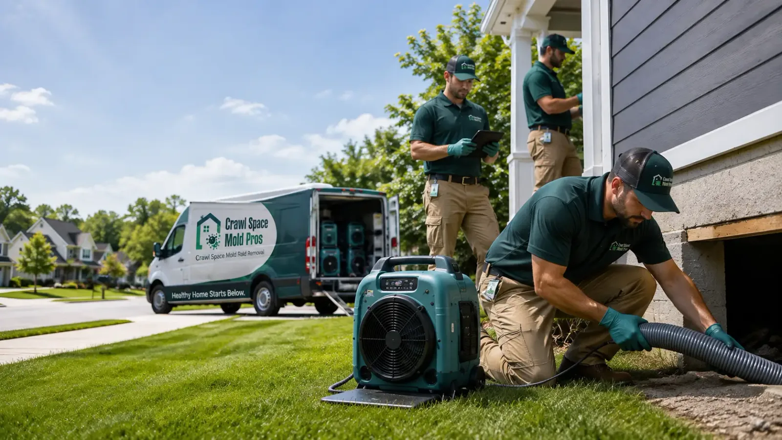 Crawl Space Mold Removal in Kinsman, OH